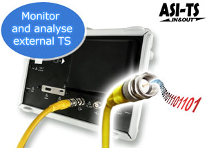Monitor and analyse external TS