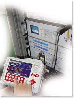 Small and light field strength meter