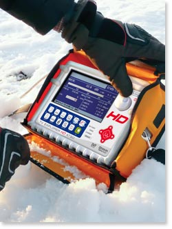 Field strength meter with auto identification function