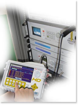 Small and light field strength meter