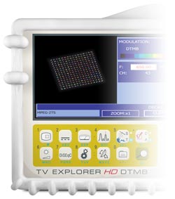 Field strength meter with constellation function