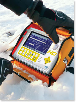 Field strength meter with auto identification function