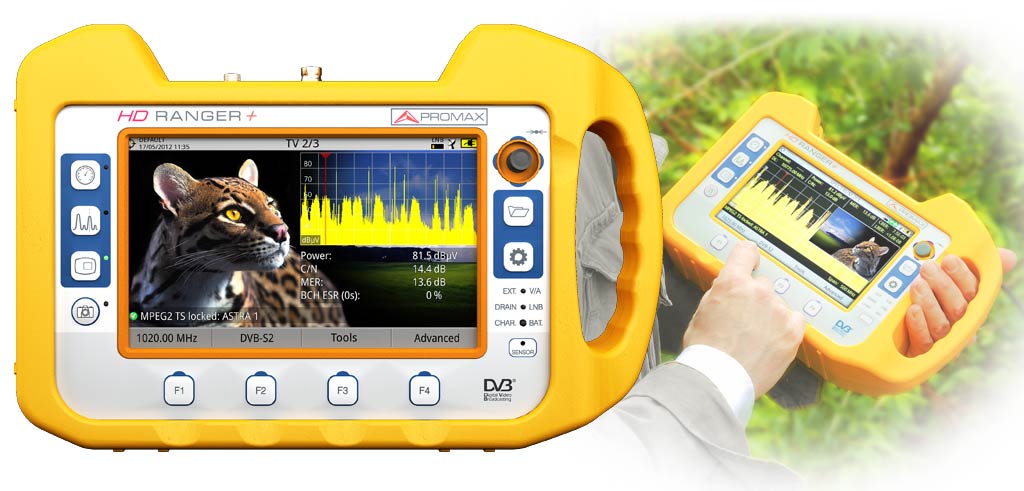 RANGER Neo +, TV & Satellite field strength meter