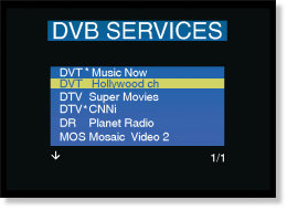 DVB services