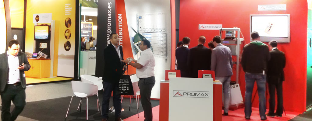 PROMAX stand at the IBC world trade fair.