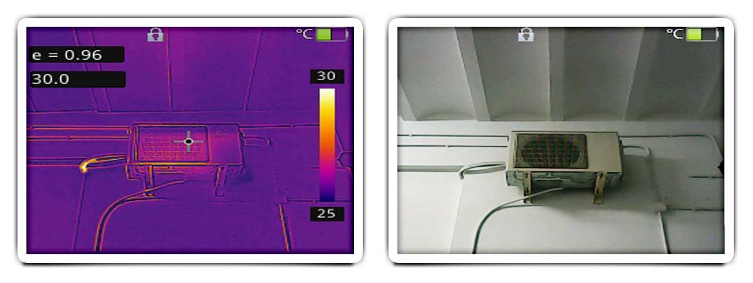 Identifying cold or heat losses