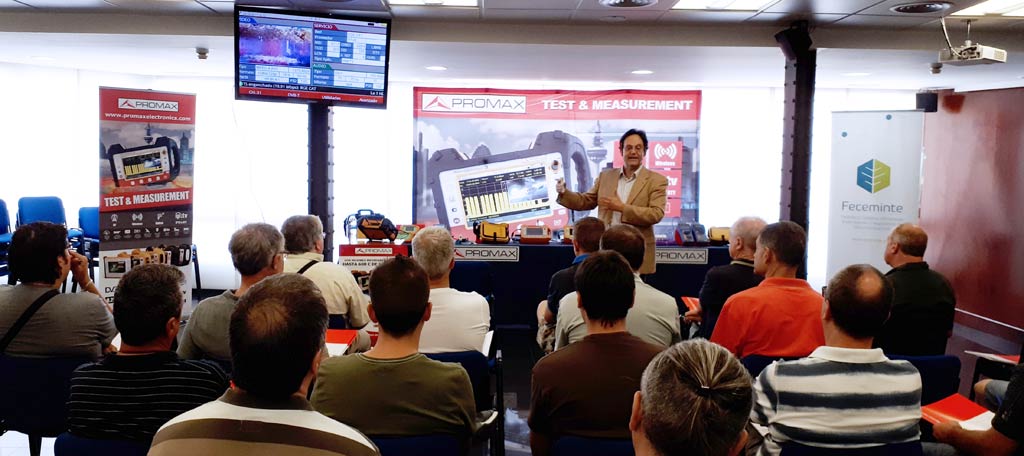 Demonstration of field strength meters in Barcelona