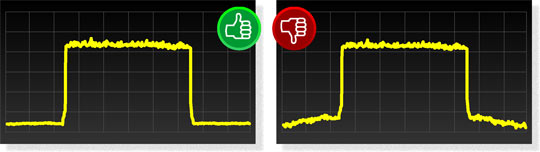 Ideal spectrum and spectrum with shoulder