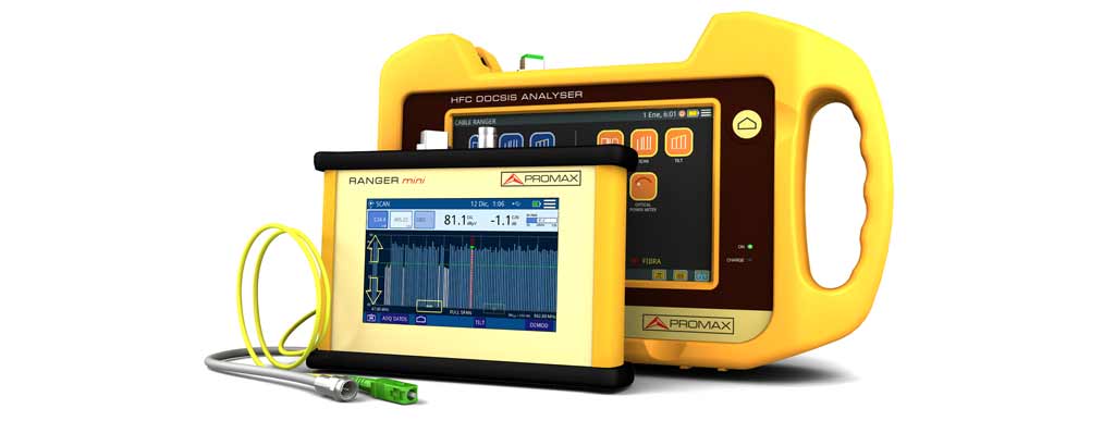 Equipment for measurement in hybrid HFC networks (coaxial and fiber optics) with DOCSIS 3.1