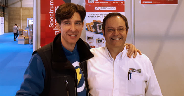 We were pleased to attend Manuel Amate, who runs the Domoelectra Youtube channel