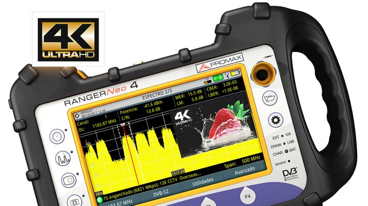 RANGER Neo 4 TV and spectrum analyzer