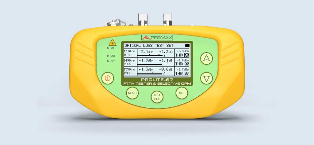 PON and XG-EPON / XGS-PON / 10G-EPON / NG-PON2 meter model PROLITE-67