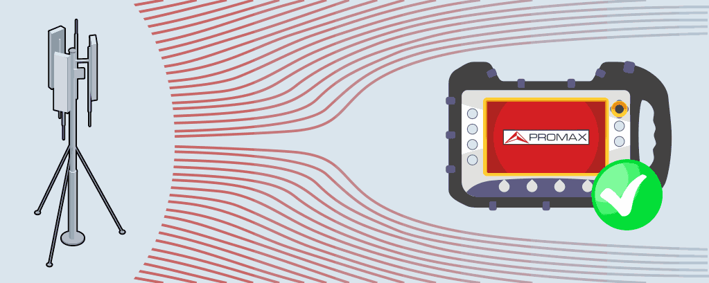 Shielding against RF interferences of PROMAX TV and Spectrum analyzers