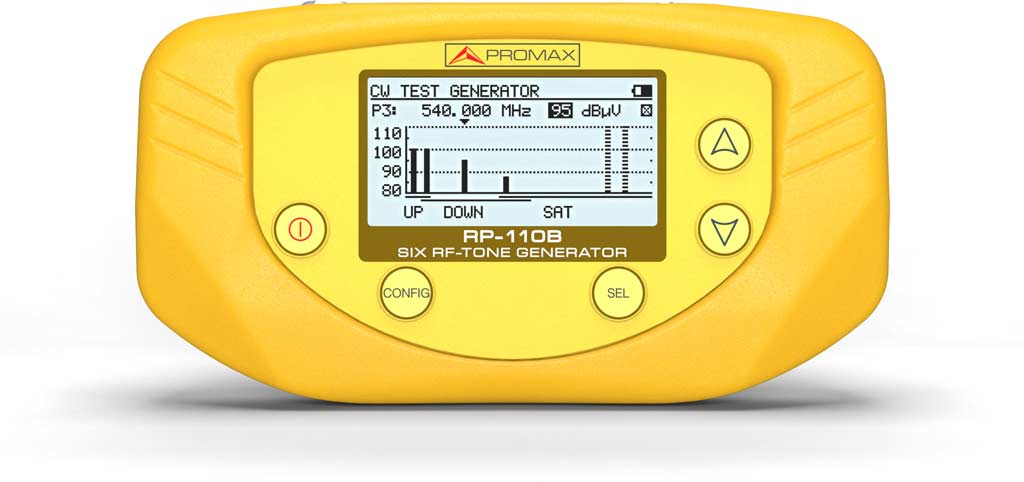 User interface of the RP-110 pilot generator