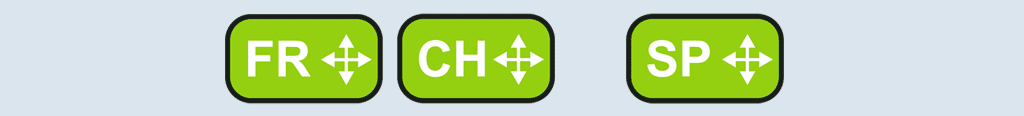 This icon depicts the behavior of the joystick in the spectrum analyzer mode