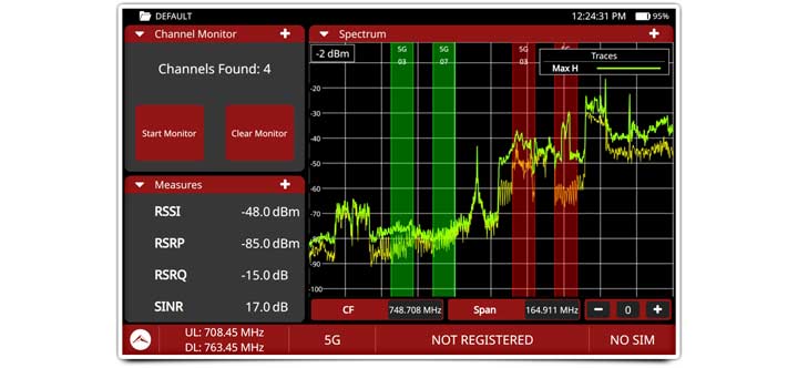 Scanning the entire FR1 band