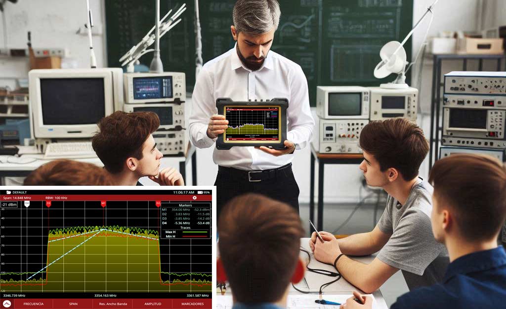 Practices with the spectrum analyzer