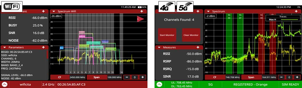 WiFi analyzer and mobile networks analyzer