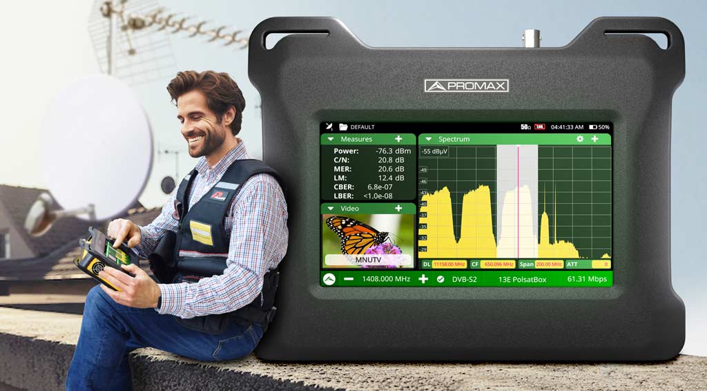 The TV EXPLORER NG's configurable interface adapts to your workflow.