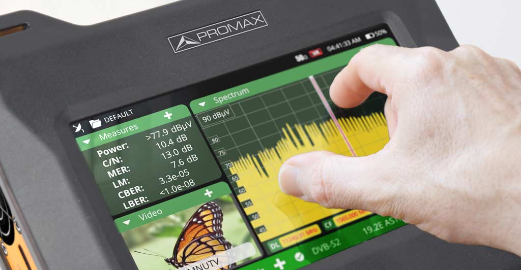 The multi-touch interface makes the TV EXPLORER NG's spectrum incredibly user-friendly; intuitive as a mobile phone