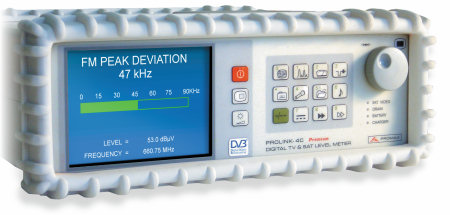 PROLINK-4 Premium FM Peak Deviation measurement function