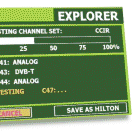 TV Explorer - EXPLORER screen