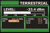 TV Explorer - Measuring an Analogue Terrestrial signal