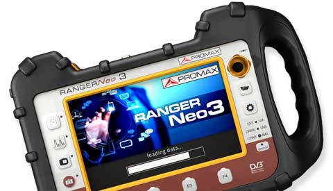 Analizador de señal de televisión Ranger NEO LITE de la marca Promax  TDTprofesional