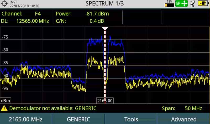 2.1 GHz Terrestrial Interference from mobile phone base station