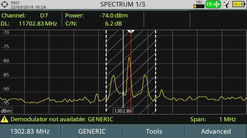 Satellite beacon TT&C signal