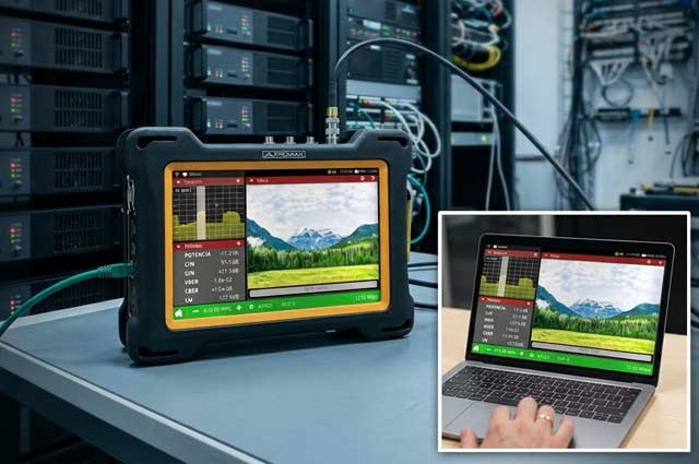 Remote control and monitoring via Internet