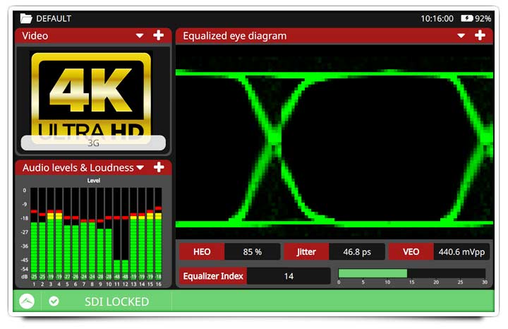 3G-SDI compatible: The broadcast ally