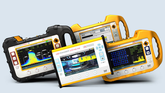 Image of TV/Cable/Satellite signal and spectrum analyzers