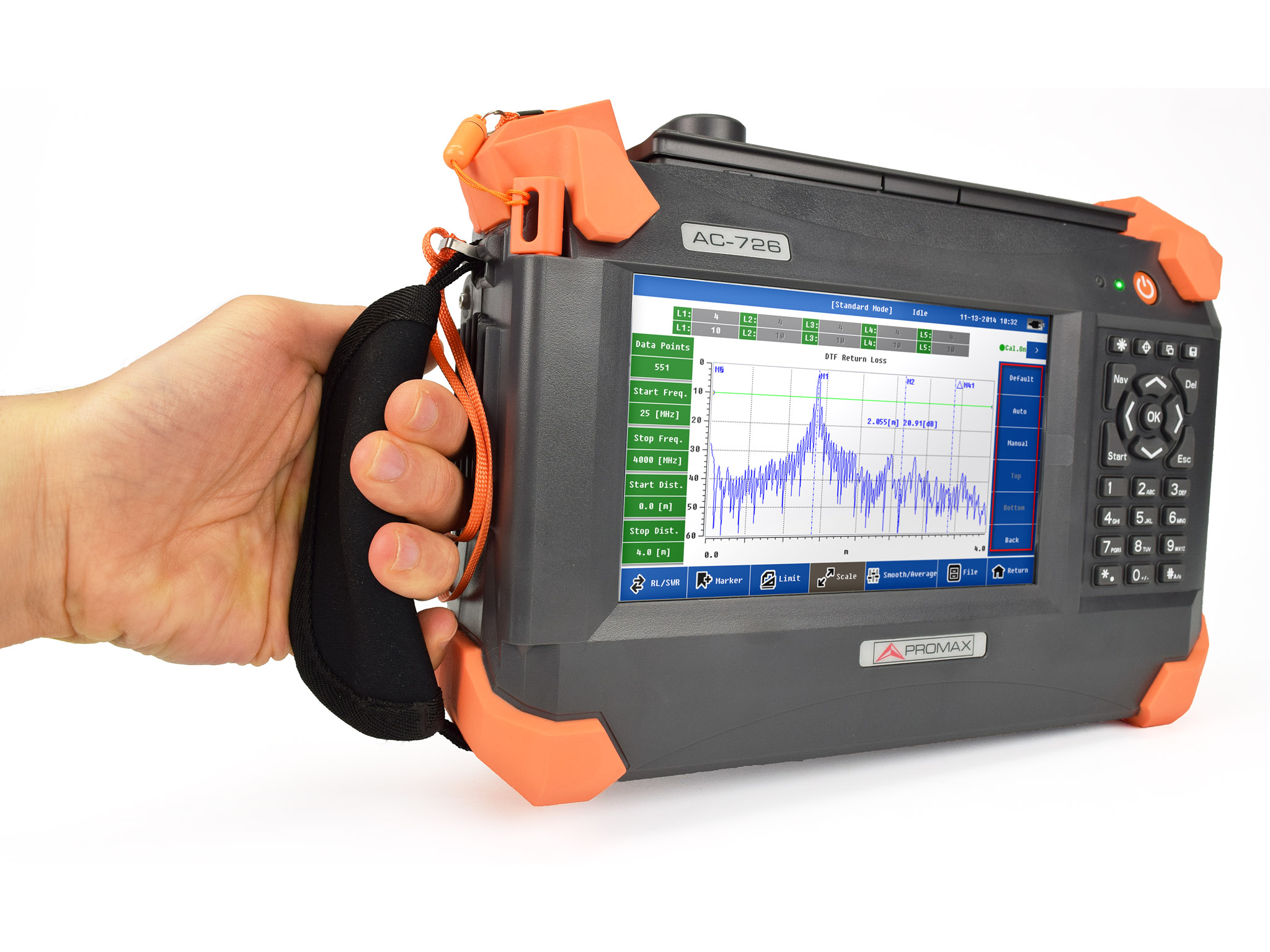 AC-726: Radiocommunication analyser