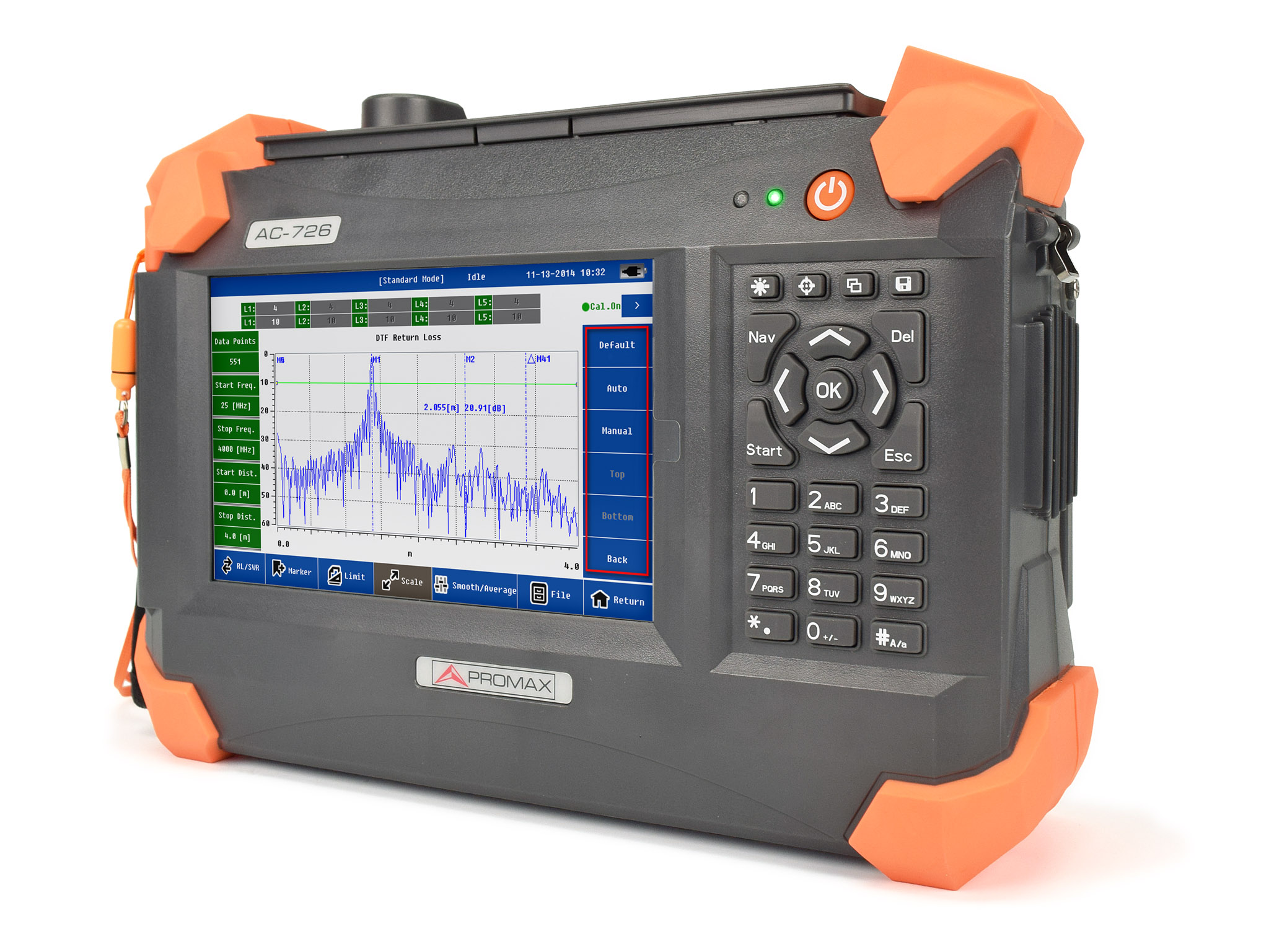 AC-726: Radiocommunication analyser