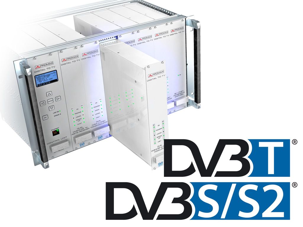 DT-232: Dual DVB-S/S2 to DVB-T transmodulator with CAM