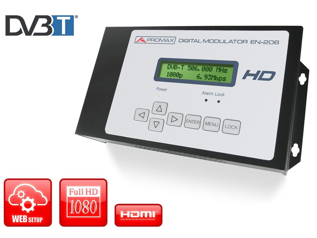 EN-206 Lite: High definition DVB-T modulator