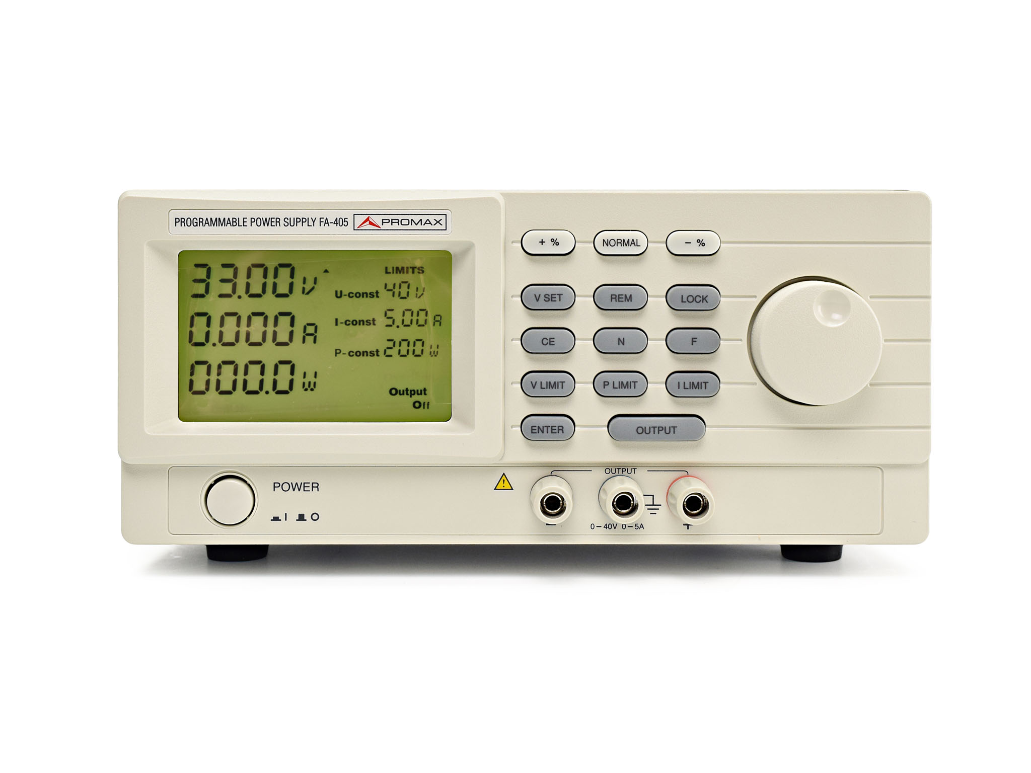 FA-405: Programmable DC power supply 40V,5A with remote control