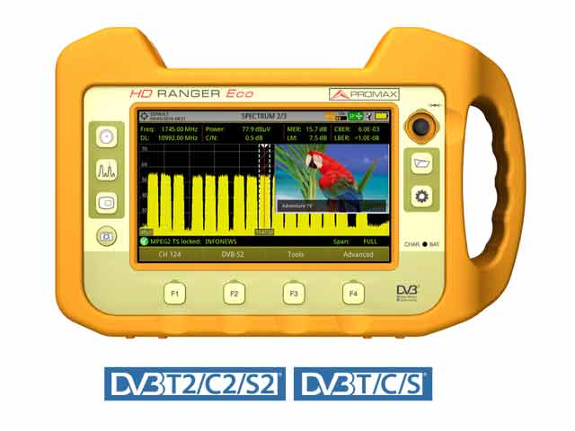 HD RANGER Eco: HD TV analyzer for professional installers