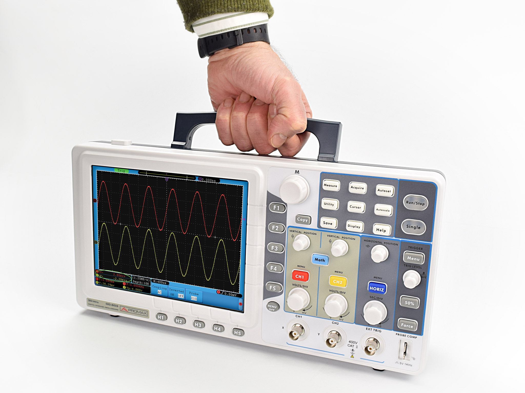 OD-603: 30 MHz digital storage oscilloscope (economy range)