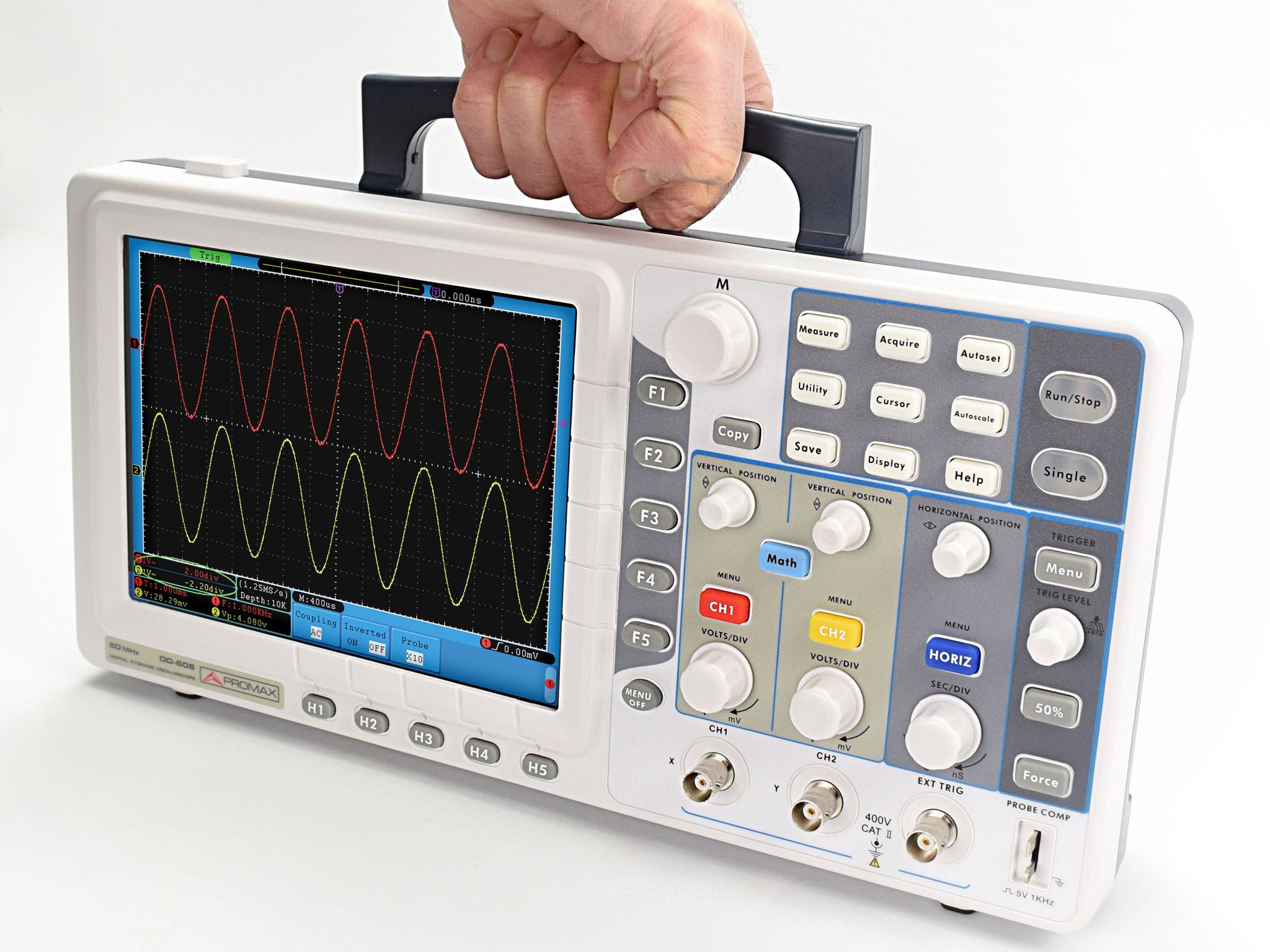 OD-606: 60 MHz digital storage oscilloscope (economy range)