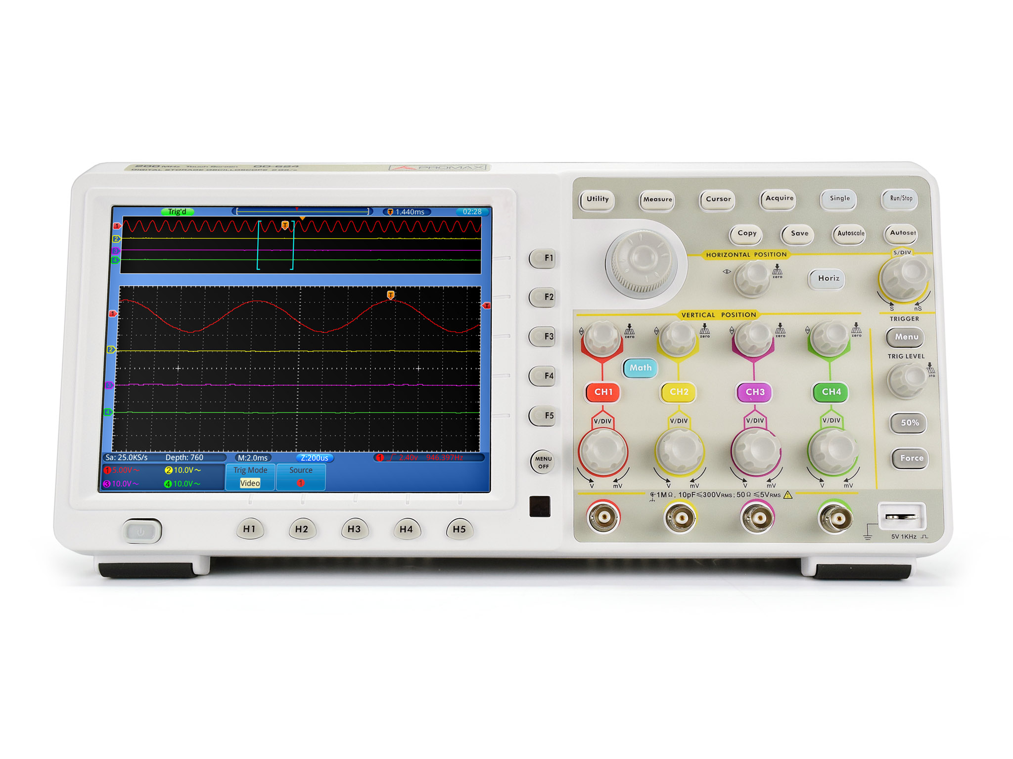 Promax stryker 200 49. Модель осциллографа. Импульс на осциллографе.