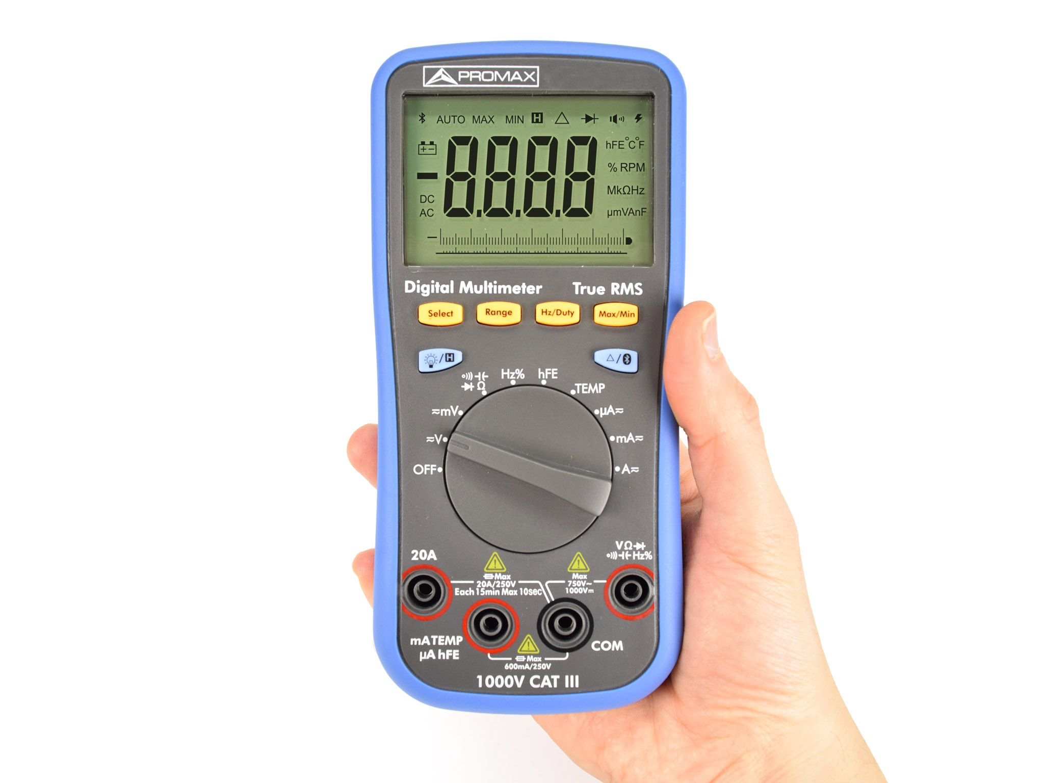 PD-350, PD-351, PD-352: TRMS testers (multimeters) with bluetooth control via Android app