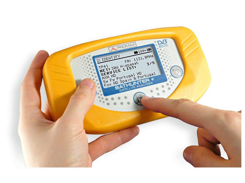 SATHUNTER+: DVB-S/S2 and DSS Satellite finder