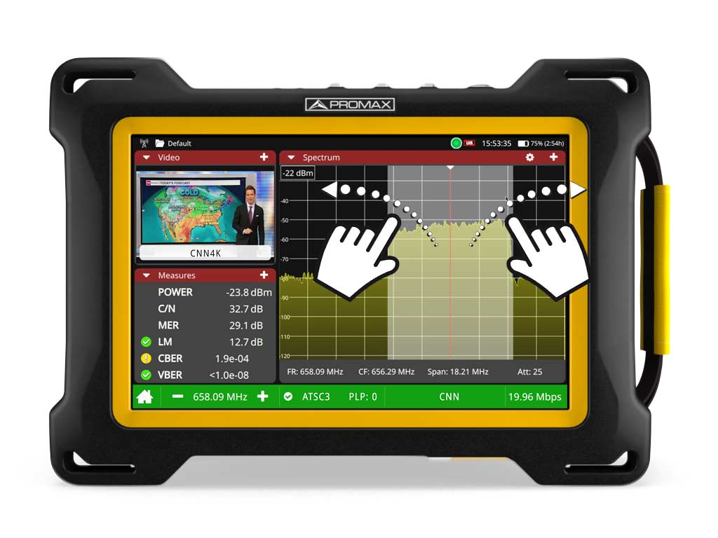 ATLAS IP: Portable analyzer for broadcast environments