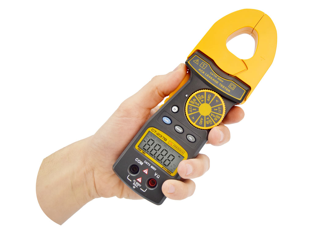CT-237B: High precision current clamp and leakage tester