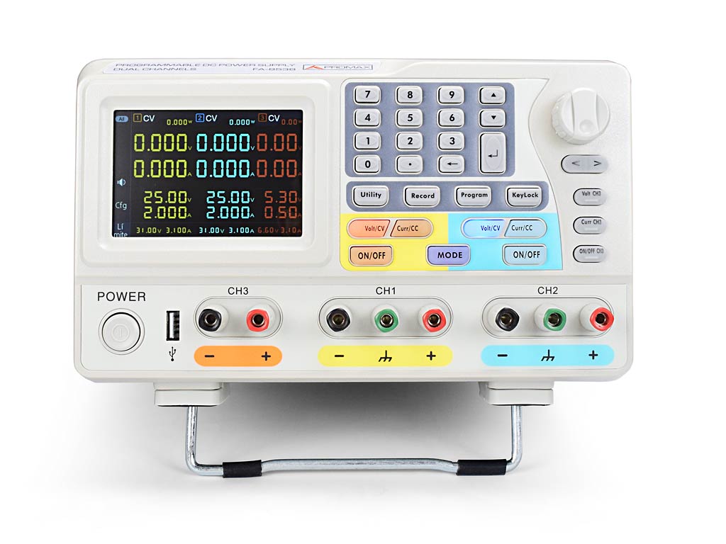 FA-853B: Triple output programmable power supply (60 V, 6 A)