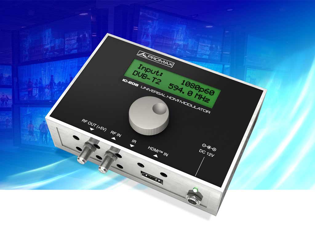 IC-208: Universal HDMI™ modulator 1080p@60 Hz