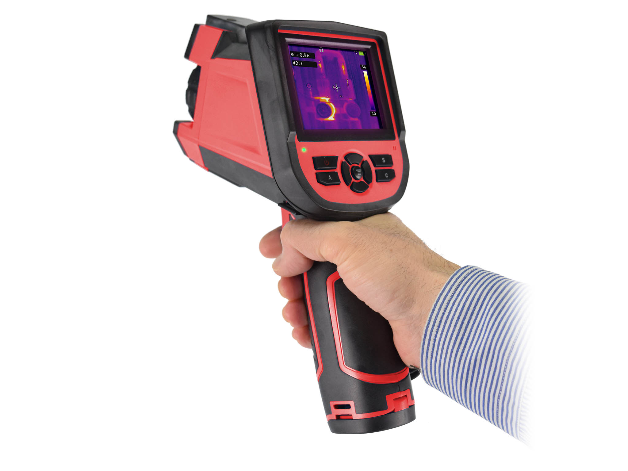 IR-283: Professional thermal imaging camera with visual camera