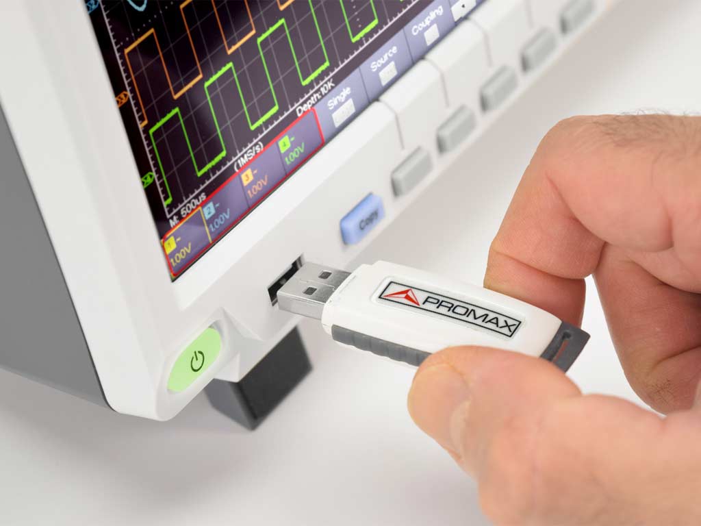 OD-624B: 200 MHz multitouch digital storage oscilloscope (professional range)